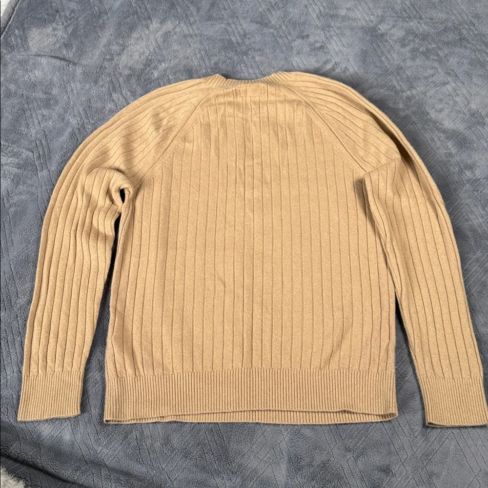 Banana Republic Cashmere Sweater Scola Men’s Camel Medium